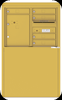 4C06D-05-D 4C Horizontal Depot Mailboxes Gold Speck