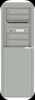 4C06S-04-D 4C Horizontal Depot Mailboxes Silver Speck
