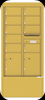 4C15D-09-D 4C Horizontal Depot Mailbox Gold Speck