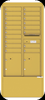 4C15D-18-D 4C Horizontal Depot Mailbox Gold Speck
