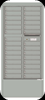 4C Horizontal Depot Mailbox 4C16D-29-D (Silver Speck)