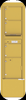 4C16S-03-D 4C Horizontal Depot Mailbox Gold Speck
