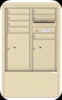 4CADD-07-D 4C Horizontal Depot Mailboxes Sandstone
