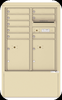 4CADD-08-D 4C Horizontal Depot Mailboxes Sandstone