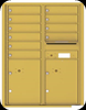 Gold Speck 4C Mailbox