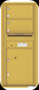 4C11S-02 Eleven Door High Two Tenant 4C Mailbox Gold Speck