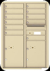4C12D-11 Twelve Door High Eleven Tenant 4C Mailbox Sandstone