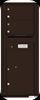 4C12S-02 Twelve Door High Two Tenant 4C Mailbox Dark Bronze