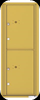 4C12S-2P Twelve Door High Two Parcel Locker 4C Mailbox Gold Speck
