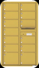 Commercial 4C Mailbox for Apartment Buildings Gold Speck
