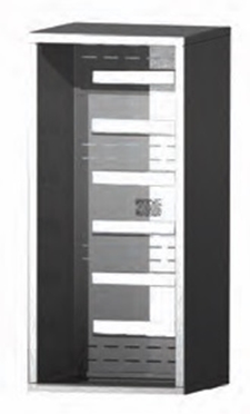 Versatile ™ 4C Surface Mount Collar - 8-Doors High - Single Column