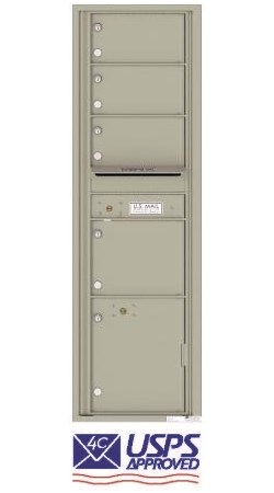 4C16S-04 4 Tenant Door 4C Horizontal USPS Approved Mailbox