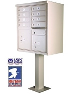 USPS-Approved Outdoor Pedestal Mailboxes