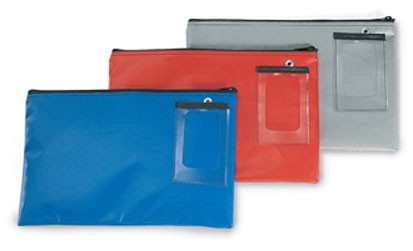 Round Trip Nylon Zipper Mail Pouch