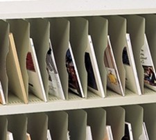 Additional shelf for Vertical Mail Sorters
