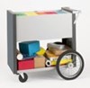 Medium Solid Basket Mail Carts