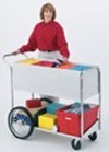 Solid Basket Mail Carts