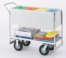 Get Long Solid Basket Mail Carts from US Mail Supply Long Solid Basket Mail Carts