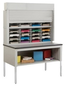 32 Pocket 48-inch Wide Security Mail Sorter