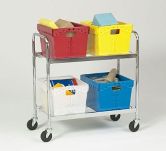 Mail Tote Cart-4 Totes