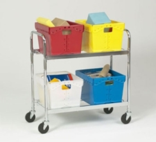 Mail Tote Cart-4 Totes