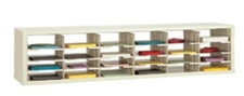72” Wide Open Back Mail Sorter – 24 Pockets (11 1/2"W)