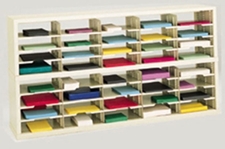 60” Wide Open Back Mail Sorter – 40 Pockets (11 1/2"W)