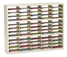 60” Wide Open Back Mail Sorter – 60 Pockets (11 1/2"W)