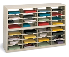 48” Wide Open Back Mail Sorter – 32 Pockets (11 1/2"W)