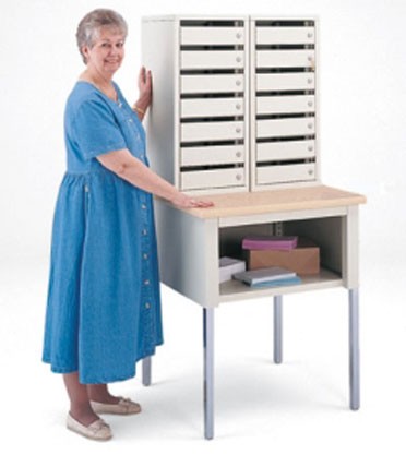 14 Door Side by Side Double Mail Station WACP840 InterOffice