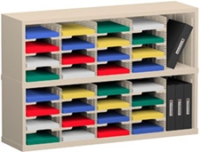 48” Wide Mail Sorter – 32 Pockets (9 1/2"W x 12 3/4"D)