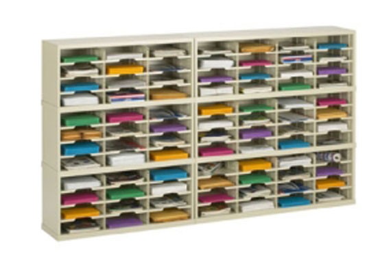 84 Inch Mail Sorter with 84 Pockets PY274 Office Mail Sorters Mail