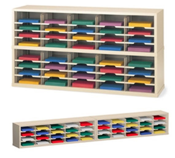 60” Wide Mail Sorter – 40 Pockets (11 1/2"W)