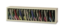60” Wide Vertical Mail Sorter – 19 Pockets (3"W)