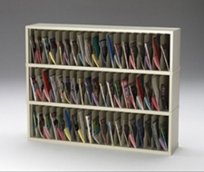 60” Wide Vertical Mail Sorter – 57 Pockets (3"W)
