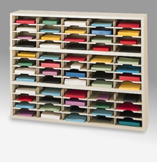 60” Wide Mail Sorter 60 Pockets PY512 USPS Mail Sorter Metal Mail
