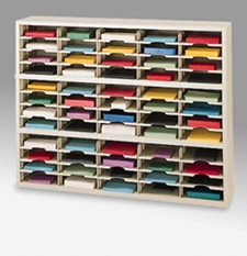 60” Wide Mail Sorter – 60 Pockets (11 1/2"W)