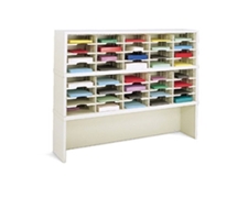 60” Wide Mail Sorter – 40 Pockets (11 1/2"W) w/Riser