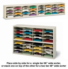 96” Wide Mail Sorter – 32 Pockets (11 1/2"W)