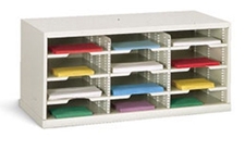 36” Wide Mail Sorters – 12 Pockets (11 1/2"W)