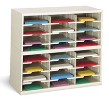 36” Wide Mail Sorters – 24 Pockets (11 1/2"W)