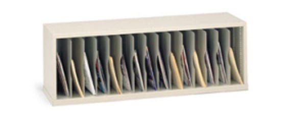 48”W Vertical Mail Sorter – 15 Pockets (3"W)