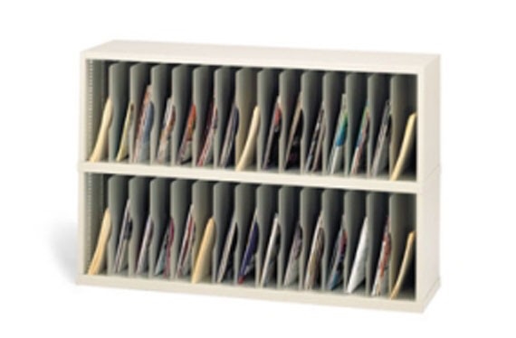 48”W Vertical Mail Sorter – 30 Pockets (3"W)