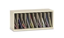 36”W Vertical Mail Sorter – 10 Pockets (3"W)
