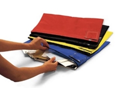 Nylon Round-Trip Mail Pouches - 14"L x 9"H (Minimum Order 4)
