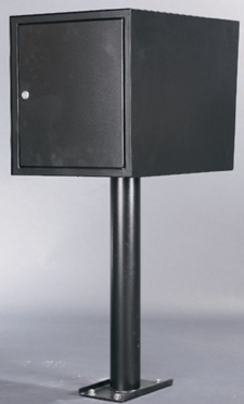 Collection Box On A Pedestal (Black)