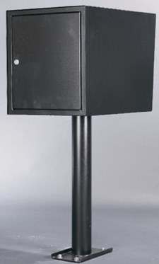 Collection Box On A Pedestal (Black)