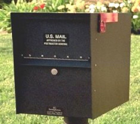 outdoor letter locker mailbox