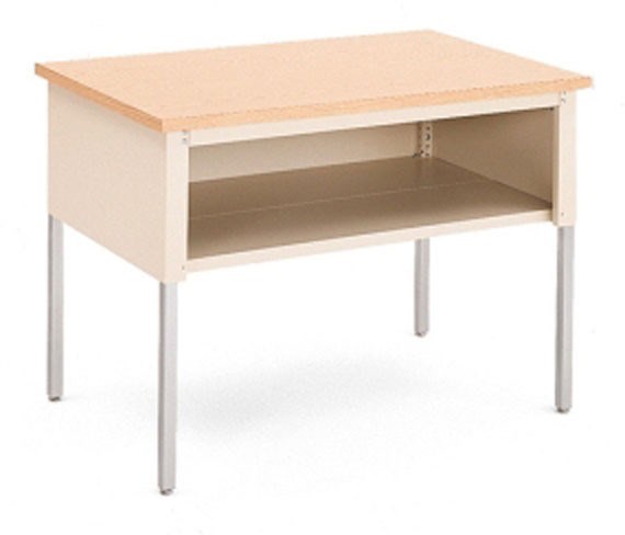 48-inch Wide Standard Table with Shelf