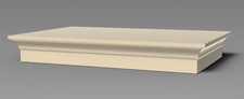 Classic Decorative Crown Molding Roof Cap